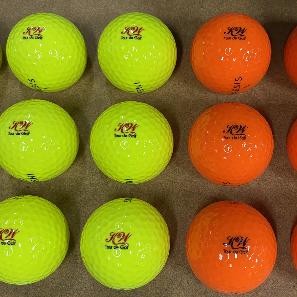 Färggranna till golfgäng