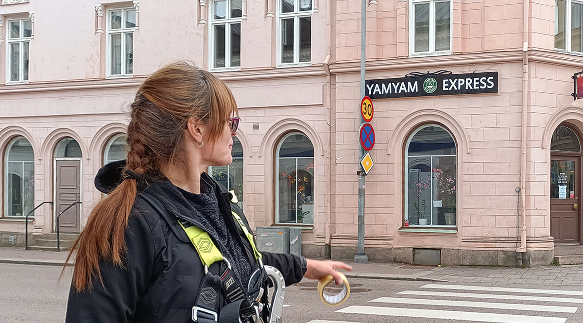 Paus i omklädningen av Yam Yam Express - Reklamhuset RINK