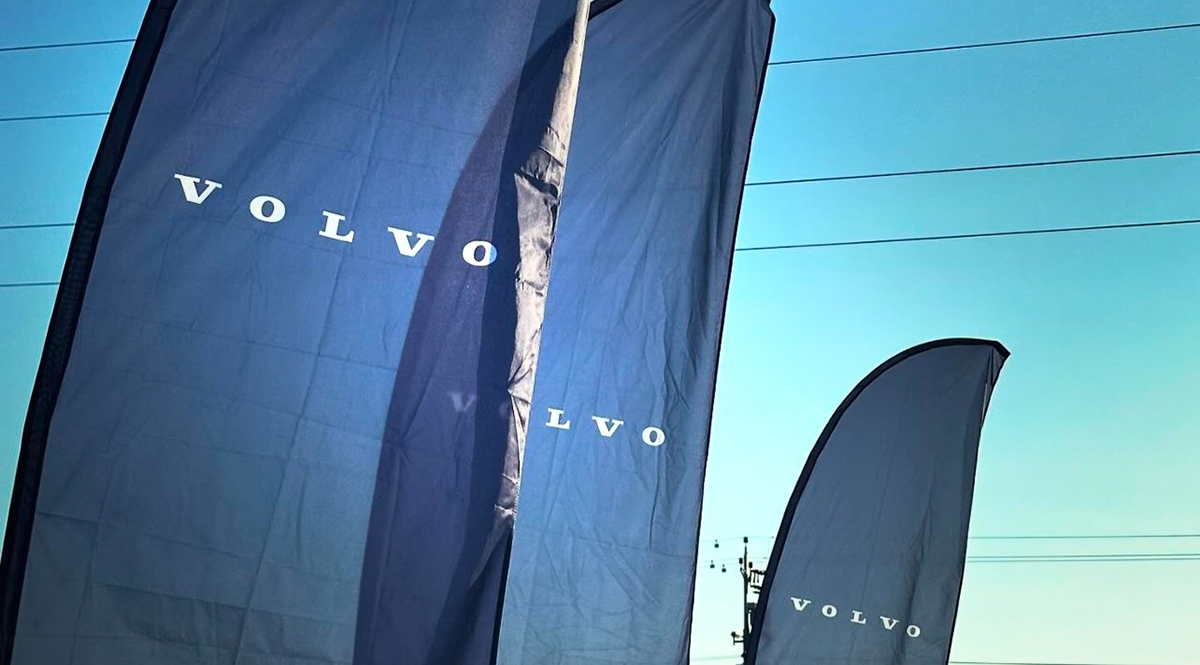 Beachflaggor Volvo