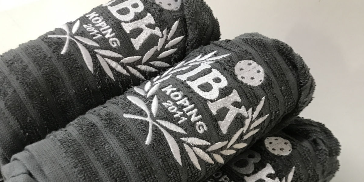 Broderade handdukar - Reklamhuset RINK