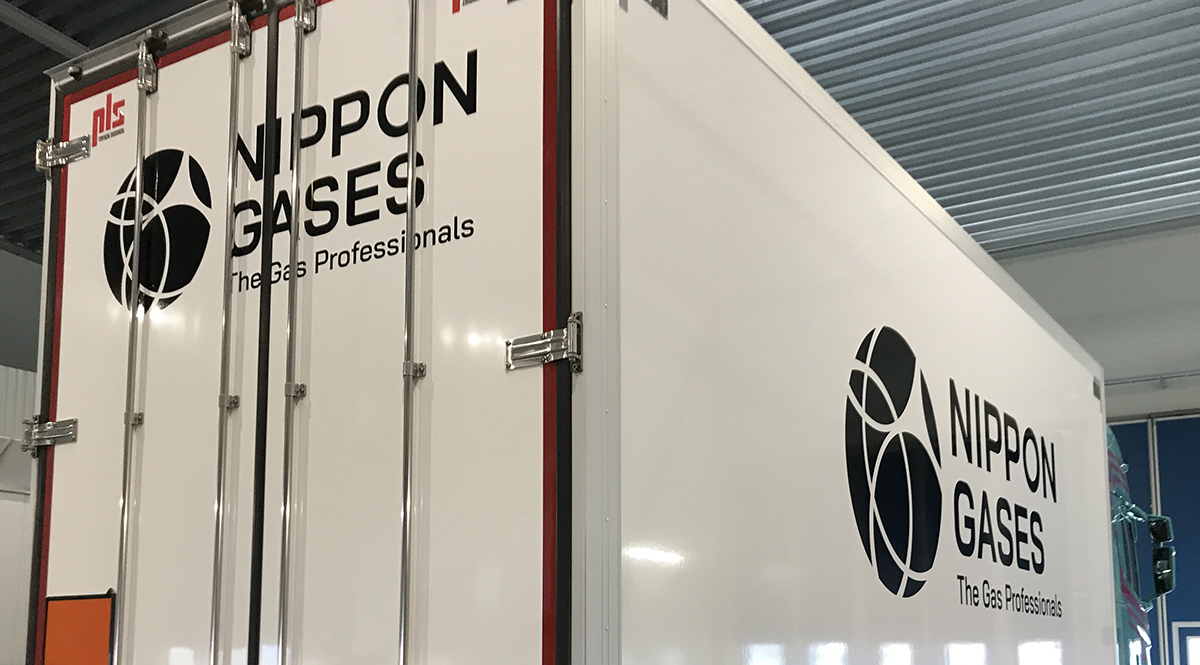 Lastbilsdekor Nippon Gases