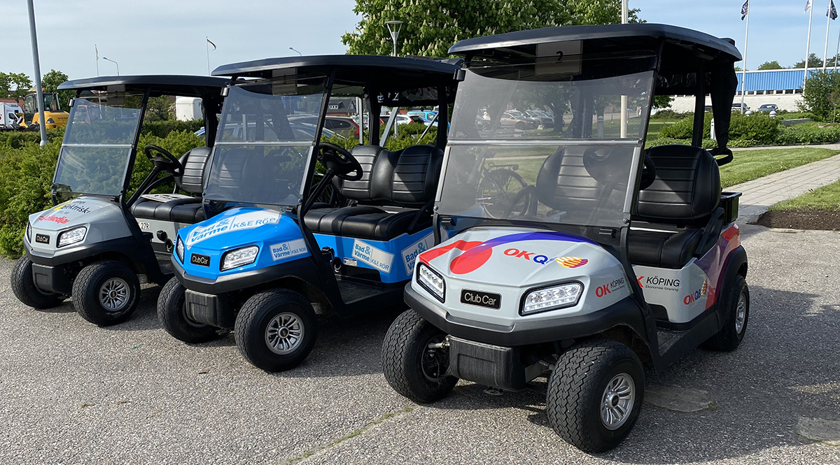 Golfbilar OK Bad & Värme Köpings Elektriska - Reklamhuset RINK